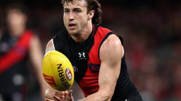 Andrew McGrath hopes to retire in Bombers' red and black after penning a long-term extension. (Rob Prezioso/AAP PHOTOS)