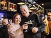 BentSpoke Brewing Cos Tracy Margrain (left) and Richard Watkins employ around 70 people at the brewery and their BrewPub in Braddon, Canberra. Picture supplied