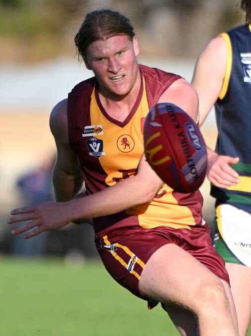 Zac Mortlock was one of Redan's best in the close win over Lake Wendouree. Picture by Lachlan Bence